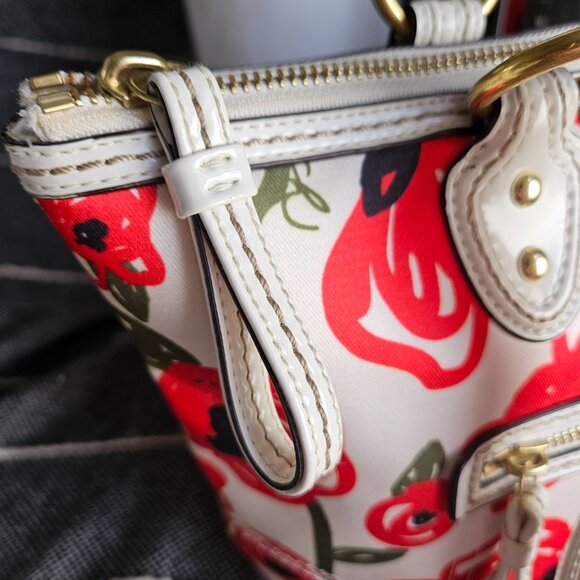 Coach Poppy Hallie Glam Tote Bag 23263 & Matching Wristlet – Limited Edition! 🌸 - Picture 12 of 12